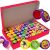 Kruzzel 60-piece stamp set with stamps in use