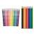 Maped Color'Peps felt-tip pens and colored pencils set, 12 pieces each