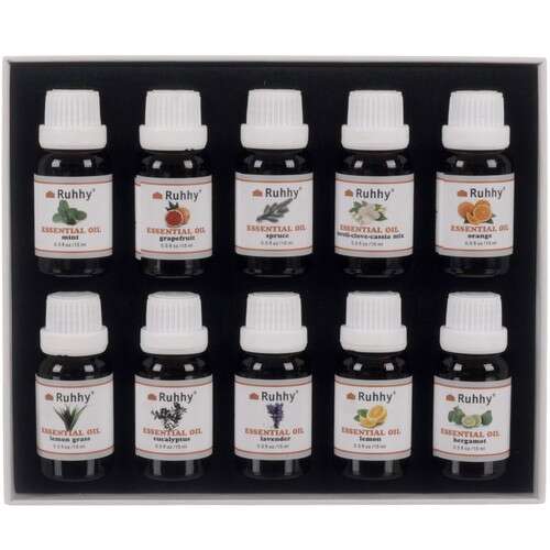 Ulei esențial - set de 10. 15 ml Ruhhy 21938