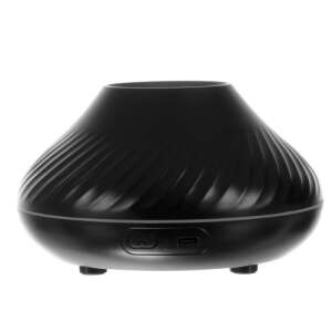Schwarzer Ruhhy Aromadiffusor Luftbefeuchter mit Feuereffekt - Diffusor