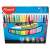 Stilouri cu vârf de pâslă lavabile Maped Color`Peps Long Life, 18 culori asortate