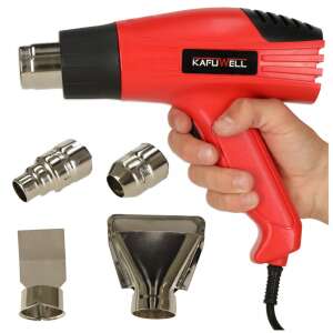 Elektryczna opalarka z regulacją temperatury 0-600 stopni + 4 wymienne końcówki 1600W