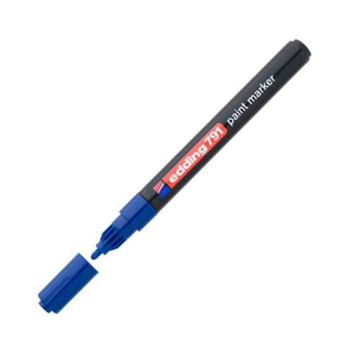 EDDING 791 kék lakkmarker, nyitott sapkával - Lakkmarker