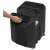 Fellowes Powershred LX200 iratmegsemmisítő, fekete, 12 lap kapacitás, 4x12 mm-es vágás, a kosár kinyitása