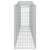 vidaXL 5 db íves horganyzott vas gabion kosár 400x50x100/120 cm 79174313