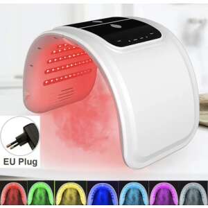 7 Color PDT LED Cold Nano Water Spray Skin Care Photon Therapy Lamp, Facial Skin Care Device, LED Light Therapy, Anti-Aging, Rejuvenating, EU Plug - Lamp & Lighting