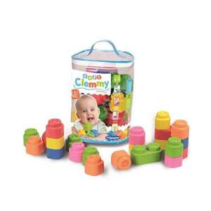 Clementoni Clemmy Plus puha építőkocka szett 48 db-os 32896641 Fejlesztő játékok babáknak - Lány