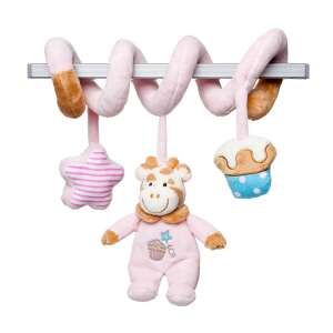 Artesavi rózsaszín spirál baba játék zsiráf, csillag és cupcake plüss figurákkal - Artesavi