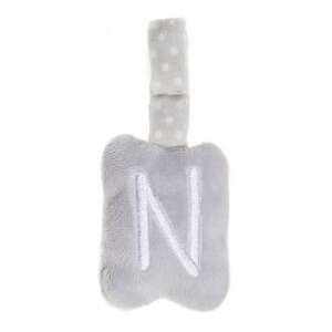 Artesavi plüss betű N babakocsi csörgőre - Artesavi