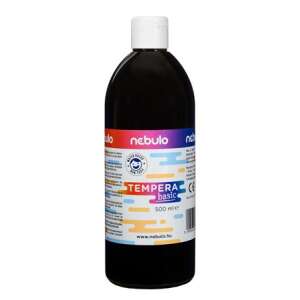 Nebulo Tempera Basic Black Paint, 500 ml - Nebulo