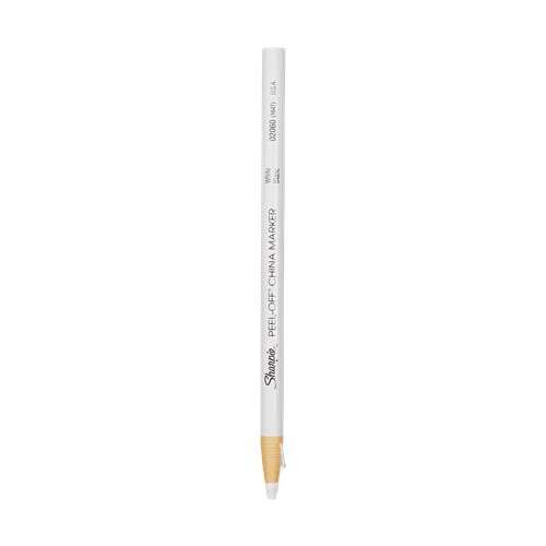 SHARPIE Marker pen, 2,0 mm, SHARPIE Peel-Off China marker, alb