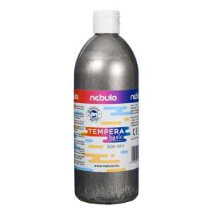 Nebulo Tempera Basic Silver 500ml - Tempera paint