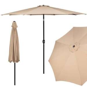 Kerti vízálló, dönthető Napernyő 3m #bézs