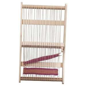 Fa szövőkeret gyerekeknek, közepes méretű, ügyességi és készségfejlesztő játék - FKP Toys