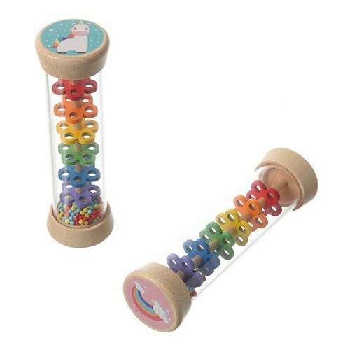 Hengeres színes csörgő - Unikornis és szivárvány 87617185