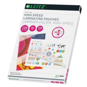 LEITZ iLam High Speed Laminating Pouches, 125 micron, A4, 100 pack - Laminating sheet