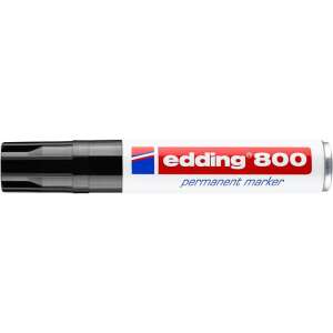 EDDING 800 permanent marker, black, 4-12 mm chisel tip - Permanent marker