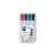 STAEDTLER Lumocolor® 351 Whiteboard-Marker-Set, 4 Farben, 2 mm abgeschrägte Spitze