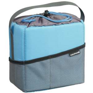 Cullmann Camera Container M méretű, kék és szürke fényképezőgép tok fogantyúval, párnázott, DSLR vagy tükör nélküli fényképezőgéphez - Cullmann