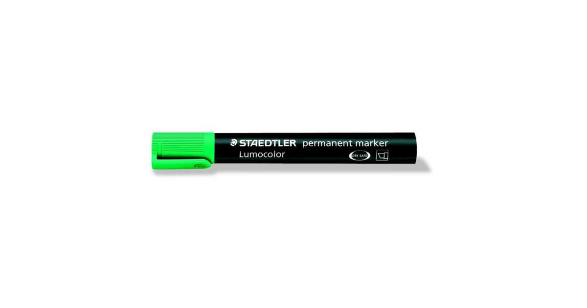 Alkoholni marker, 2-5 mm, rezan, STAEDTLER "Lumocolor® 350", zeleni
 79355413