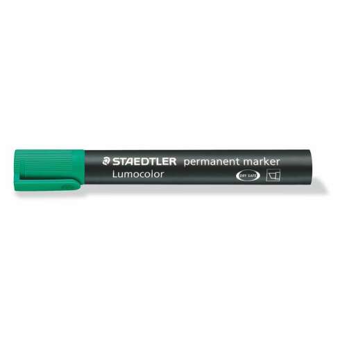 Marker cu alcool, 2-5 mm, tăiat, STAEDTLER "Lumocolor® 350", verde