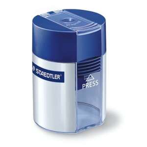 Staedtler 511 blue pencil sharpener with shavings container - Pencil Sharpener