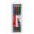 STABILO OHPen S Permanent Superfine Marker, 4er Pack, blau, rot, grün, schwarz