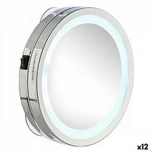 Nagyítós Tükröt LED Fény Ezüst színű 16,5 x 4 x 16,5 cm (12 egység) 79376179 