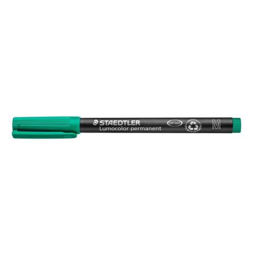 Marker fără alcool OHP, 1 mm, STAEDTLER "Lumocolor® 317 M", verde