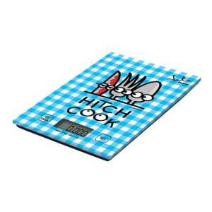 Кухненски кантар JATA 732K Hitch Cook, син кариран модел, капацитет 5 кг - Кухненски везни