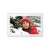 Denver Electronics PFF-1021 10.1 inch Digital Photo Frame, white, displaying a photo of a woman in a red hat and jacket