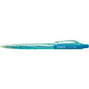 Guľôčkové pero, 0,25 mm, tlačidlové, zmiešané telo, FLEXOFFICE "Jonat", modré 79390577 Perá