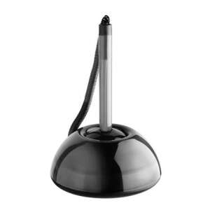 ICO Lux black retractable pen with stand - ICO Pen