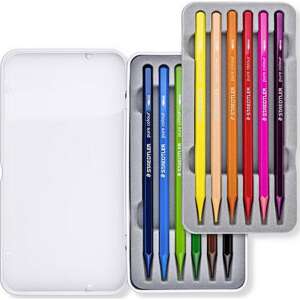Staedtler Design Journey akvarell ceruzák fémdobozban, 12 szín - Művészceruza