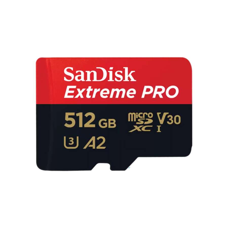 Sandisk 214507, microsd extreme pro kártya 512gb, 200/140 mb/s, a...