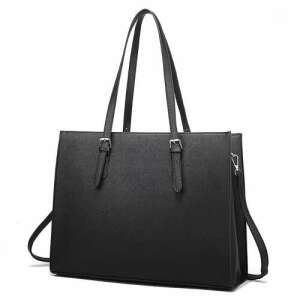 Dollcini Women's Laptop Bag Shoulder Bag Handbag Ladies Bag Waterproof Lightweight PU Leather 15.6 Inch Computer Bag Business Office Professional Office Work Bag 84271612 - Dollcini