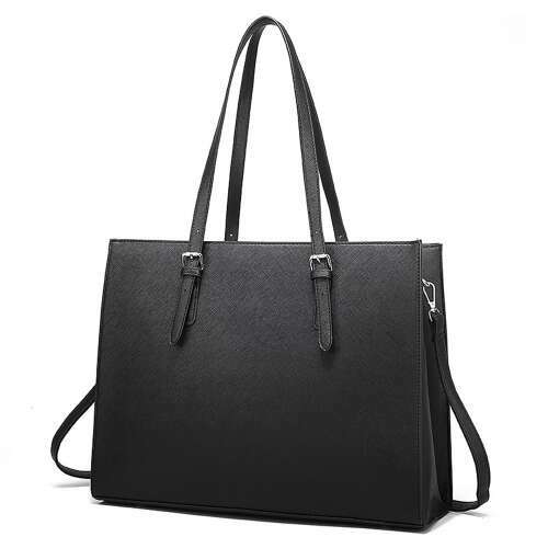 Dollcini, női laptoptáska, válltáska, kézitáska, női táska, vízálló, könnyű, PU bőr, 15,6 hüvelykes számítógépes táska, üzleti, irodai, professzionális irodai munkatáska