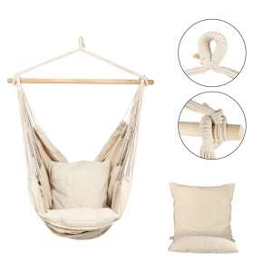 Hamac brazilian Premium cu perna #bej