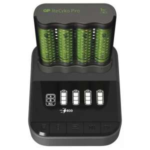 Ładowarka do baterii AA GP ReCyko Pro z 4 bateriami AA - Ładowarka