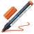 Schneider Maxx 290 orange whiteboard and flipchart marker writing on white surface