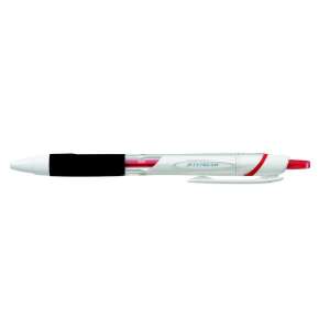 Guľôčkové pero, 0,35 mm, tlačidlové, biele telo, UNI "SXN-155 Jetstream", červené 79408575 Perá
