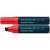 Two Schneider Maxx 280 permanent markers, red, chisel tip