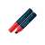 Two Schneider Maxx 280 permanent markers, red, chisel tip
