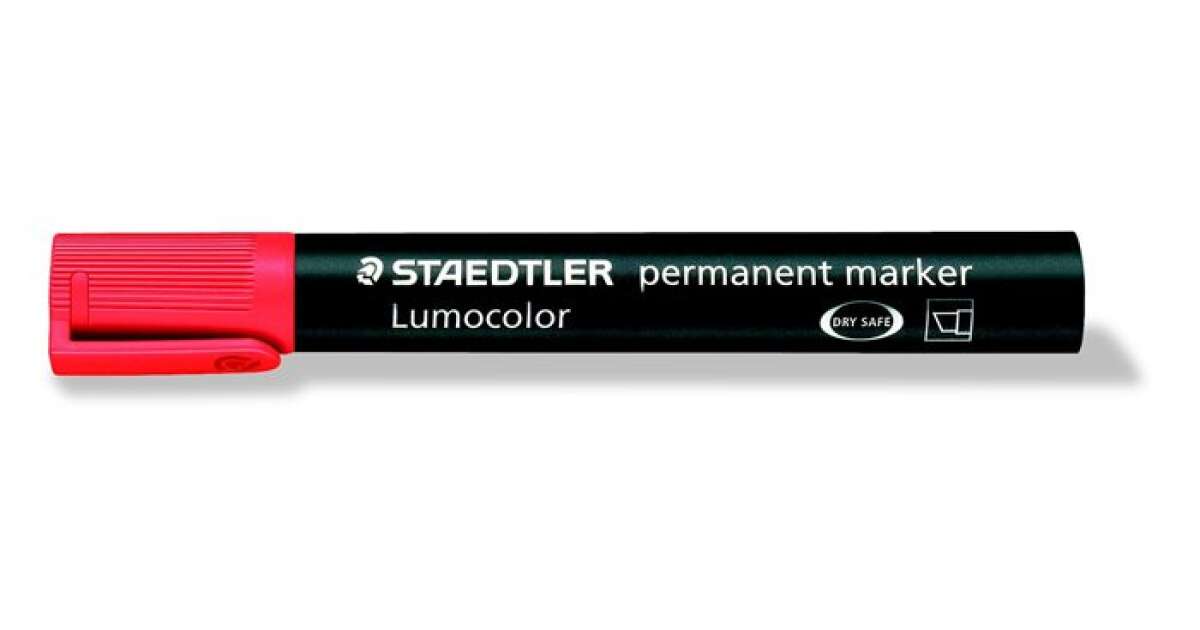 Alkoholmarker, 2-5 mm, geschnitten, STAEDTLER "Lumocolor® 350", rot 134289279