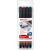 Edding 140 S OHP Permanent Marker Set, 4 Colors, Fine Tip, in Blister Pack