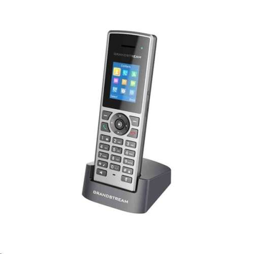 Grandstream DP722 DECT cordless IP phone with base station, silver
