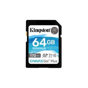Card de memorie Kingston sdxc 64gb canvas go plus 170r c10 uhs-i u3 v30 SDG3/64GB 44984340 Articole foto, video și optică