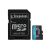 Card Kingston Canvas Go! Plus 64GB microSD cu adaptor
