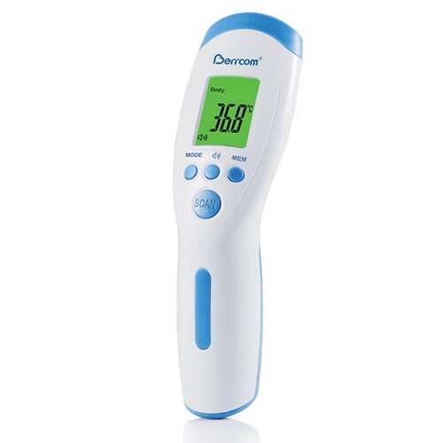 Berrcom lázmérő / hőmérő, infravörös,  lcd kijelző, 1mp-es mérés, érintkezésmentes JXB-182 32659345