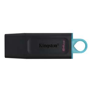 Kingston DataTraveler Exodia 64GB USB Flash Drive, black and blue - Kingston